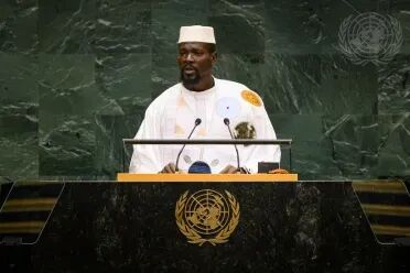 Portrait of His Excellency Mamadi Doumbouya (President), Guinea