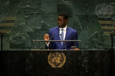 Portrait de (titres de civilité + nom) Son Excellence Bassirou Diomaye Diakhar Faye (Président), Sénégal